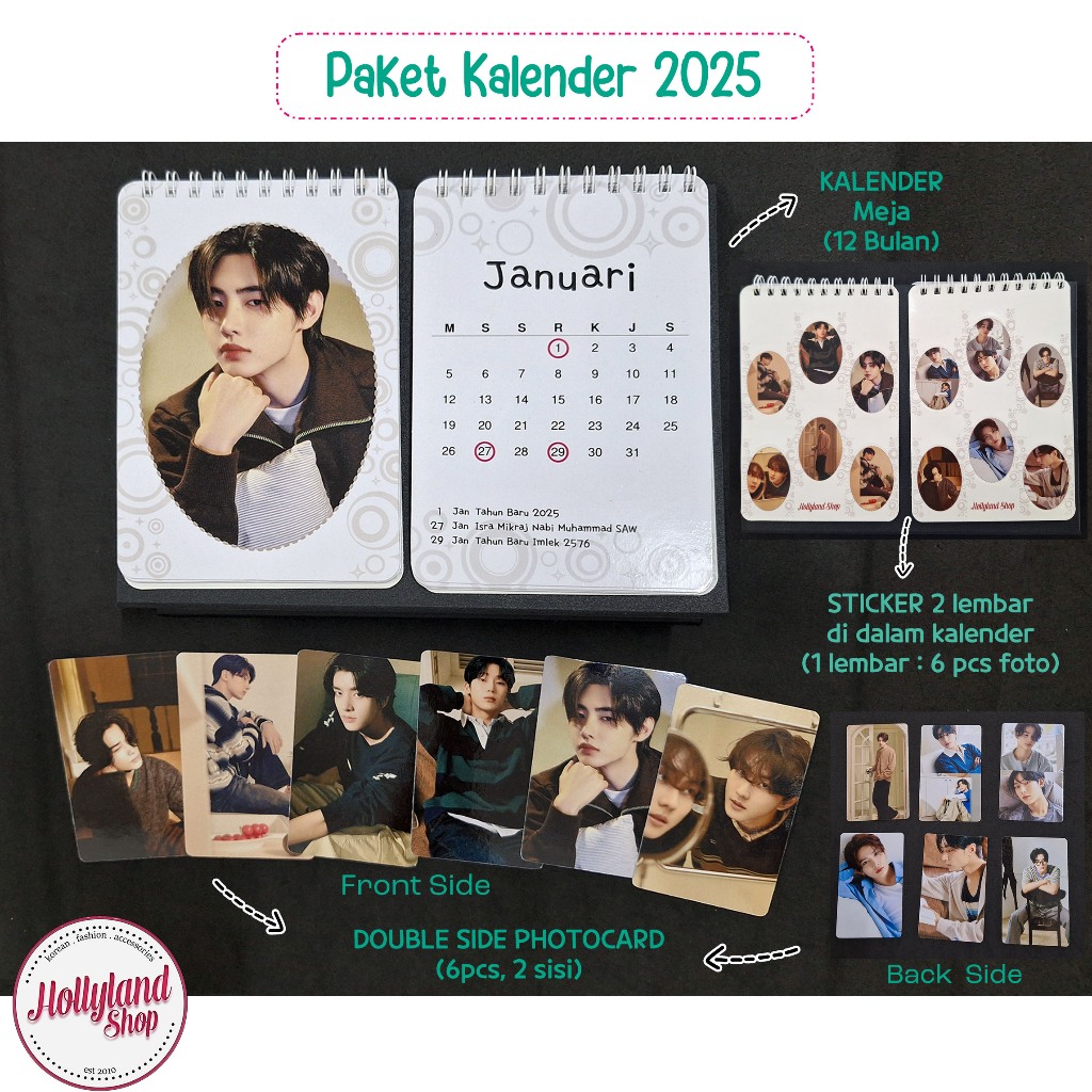 Custom 2025 Calendar Package (Read Product description) nct dream