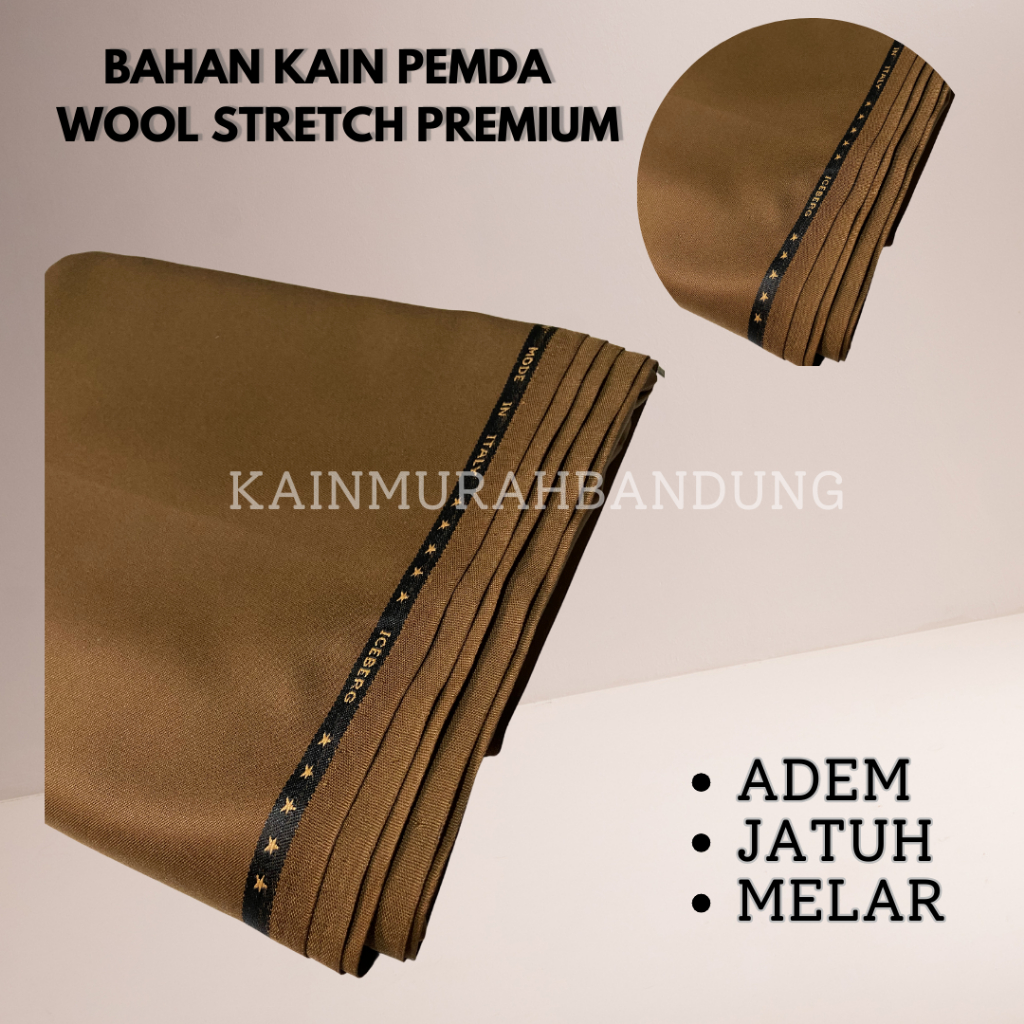 Best premium stretch wool local government fabric, premium material for ...