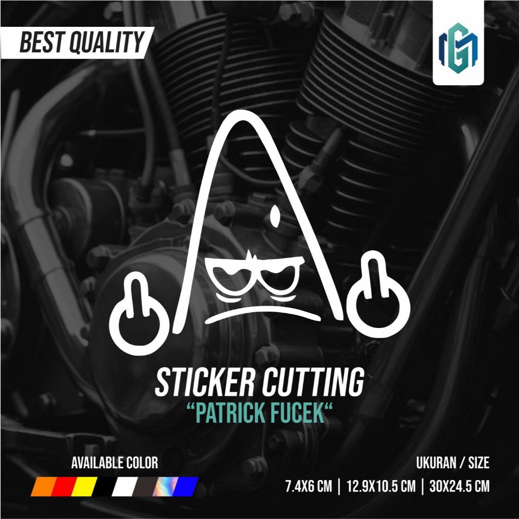 Patrick Fucek Cutting Sticker | Viral Motorcycle and Car Sticker ...