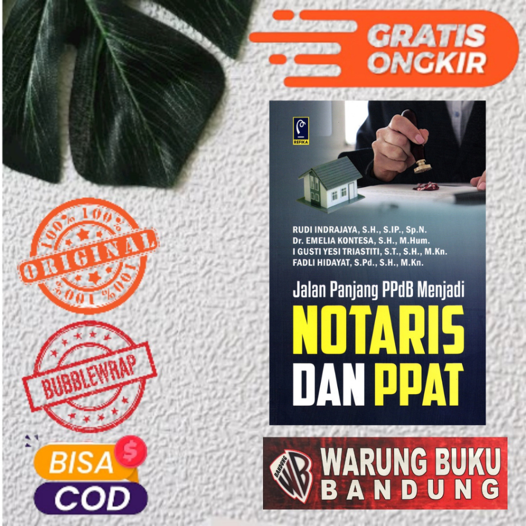 PPDB LONG ROAD BOOK BECOME NOTARY AND PPAT - RUDI INDRAJAYA, SH, S.IP ...