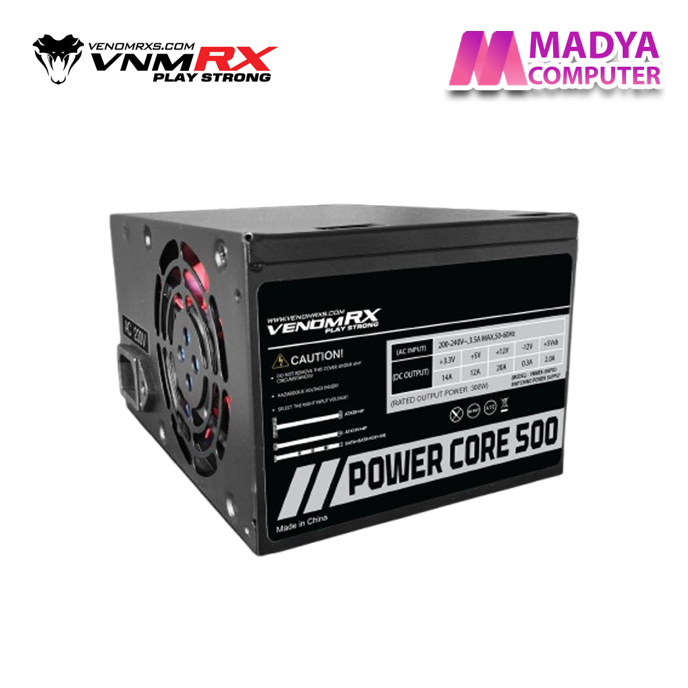 Psu VenomRX Power Core 500 300 Watt - Power Supply | Shopee Philippines
