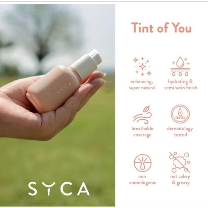 Syca A tint of you your easily blendable lightweight tinted moisturizer ...