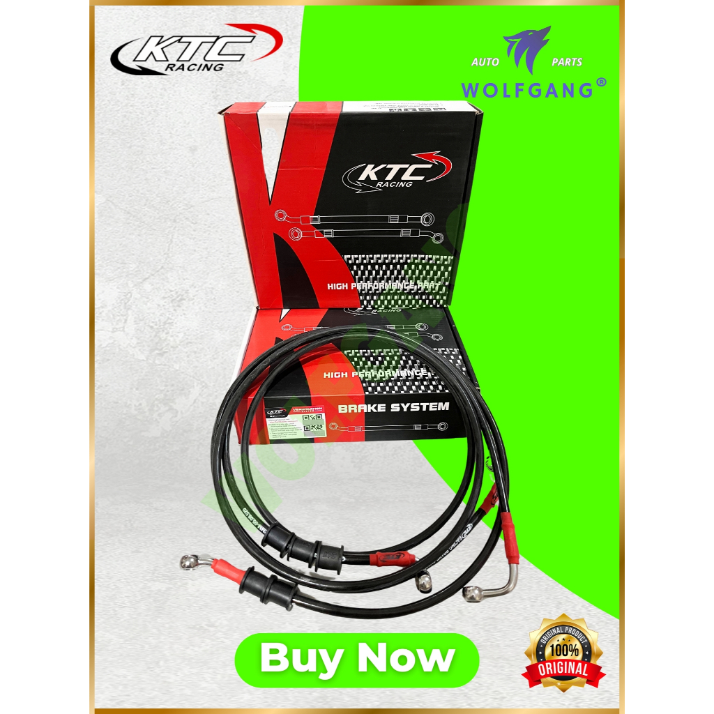 KTC Racing Brake Hose Non-ABS Brake Hose One Set Front & Rear NMAX Old ...