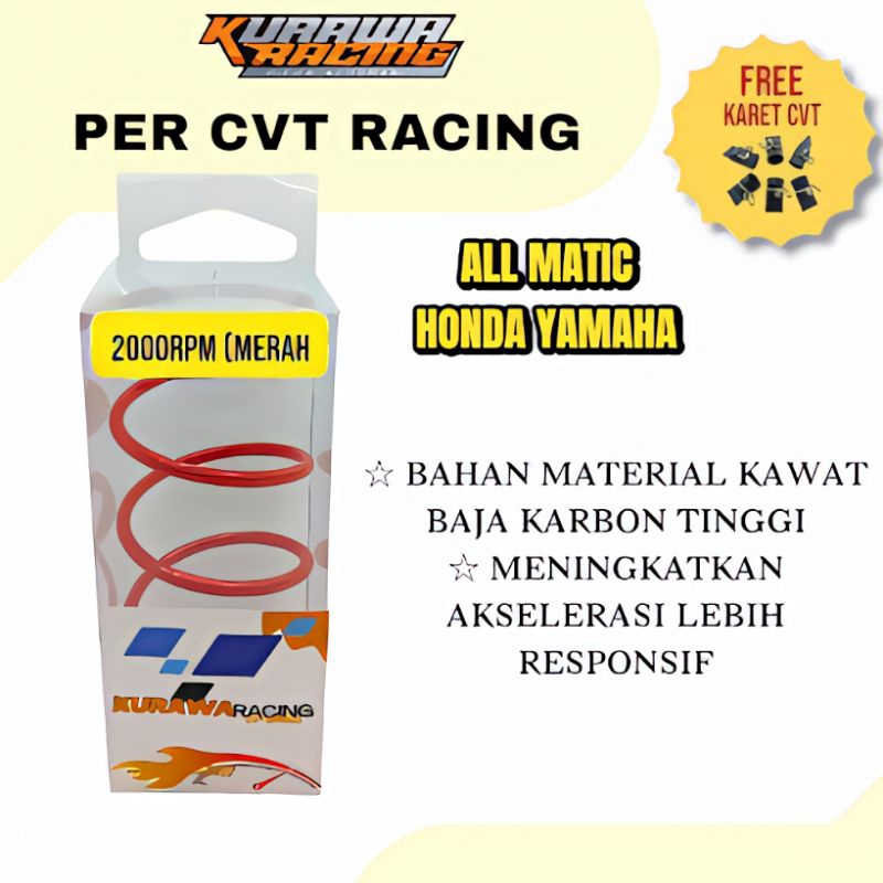 PER CVT 2000 RPM KURAWA RACING ALL MATIC | CVT CVT CVT CVT | (Beat ...