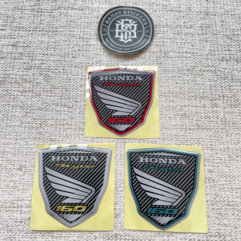 Honda Stylo 160 Embossed Fender Emblem Sticker | Shopee Philippines