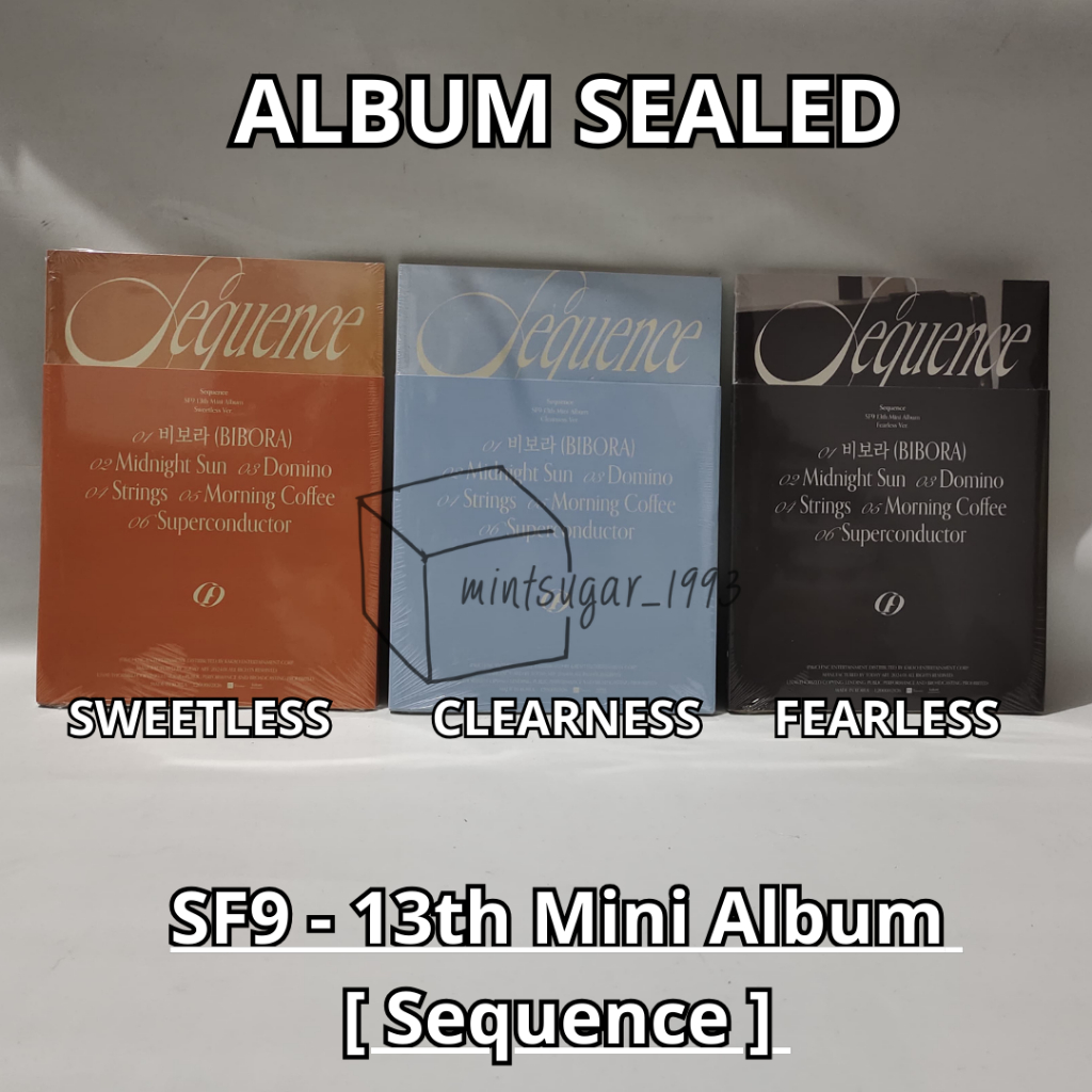 [ Ready OFFICIAL ] SF9 - 13th Mini Album [ Sequence ] (Sweetless ver ...