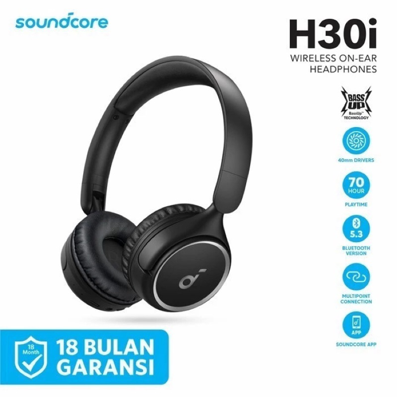 Anker Soundcore H30i Wireless Bluetooth Headphones H30 i H 30i - A3012 ...