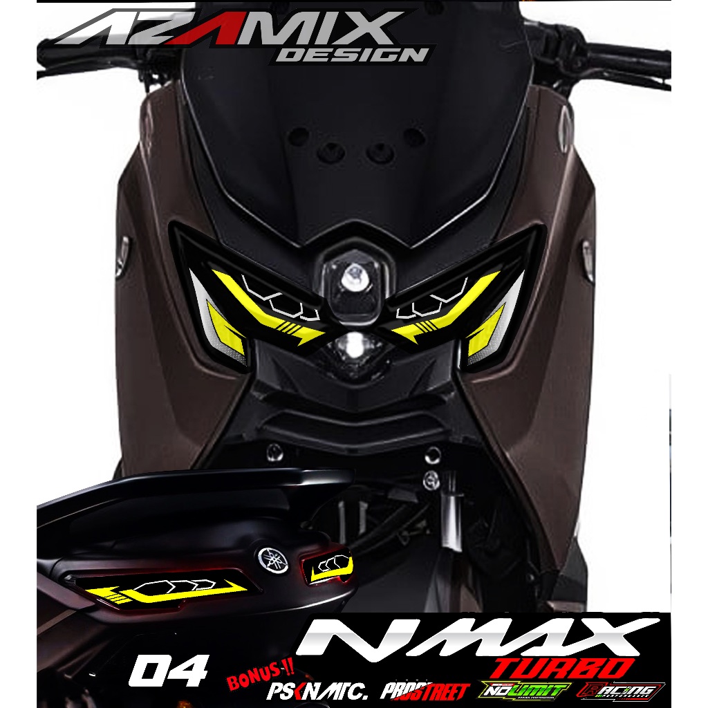 Code 04 NMAX TURBO/NEO MOTORCYCLE LIGHT VARIATION STICKER - NMAX TURBO ...