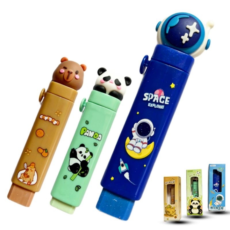 1 Pcs Push Mechanical Character Eraser/Eraser Pen/Mechanic Eraser/Push ...