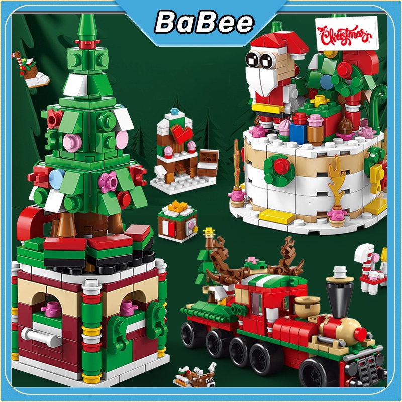 Toy Block Christmas Building Gift 6 In 1 DIY Mini Brick Christmas Gift ...
