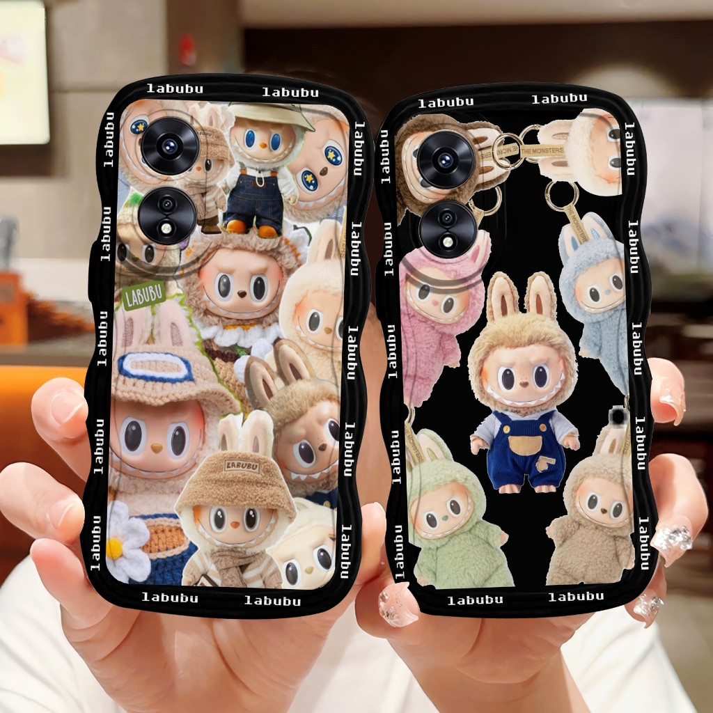 HP R_248 Case Cartoon Labubu Viral Oppo A60 A3X A3 A3 PRO A78 4G A78 5G ...