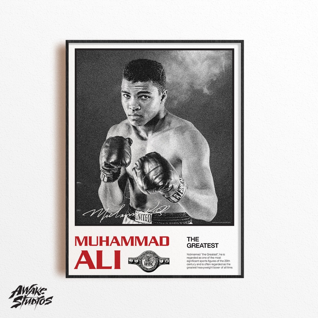 Ufc & Boxing Poster Frame - Frameblock Version 1 | Shopee Philippines