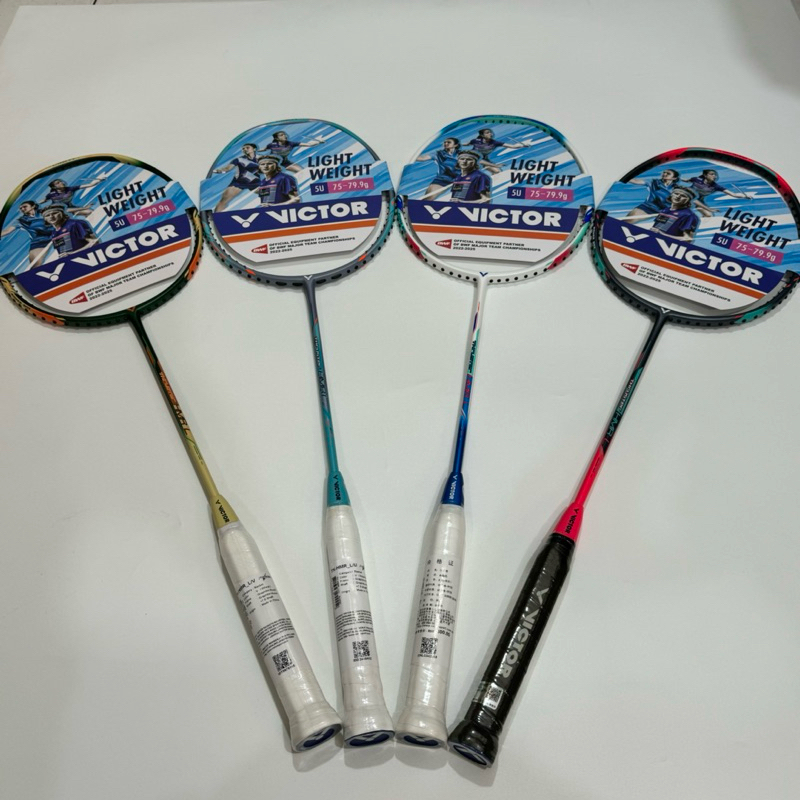 Raquette Badminton Victor Thurster Ryuga – Cordée 12kg VBS 66N Bleu – Occasion