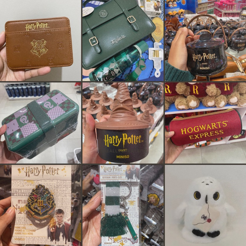 miniso X Harry Potter Magic WandKeychain Bottle Backpack Slytherin ...