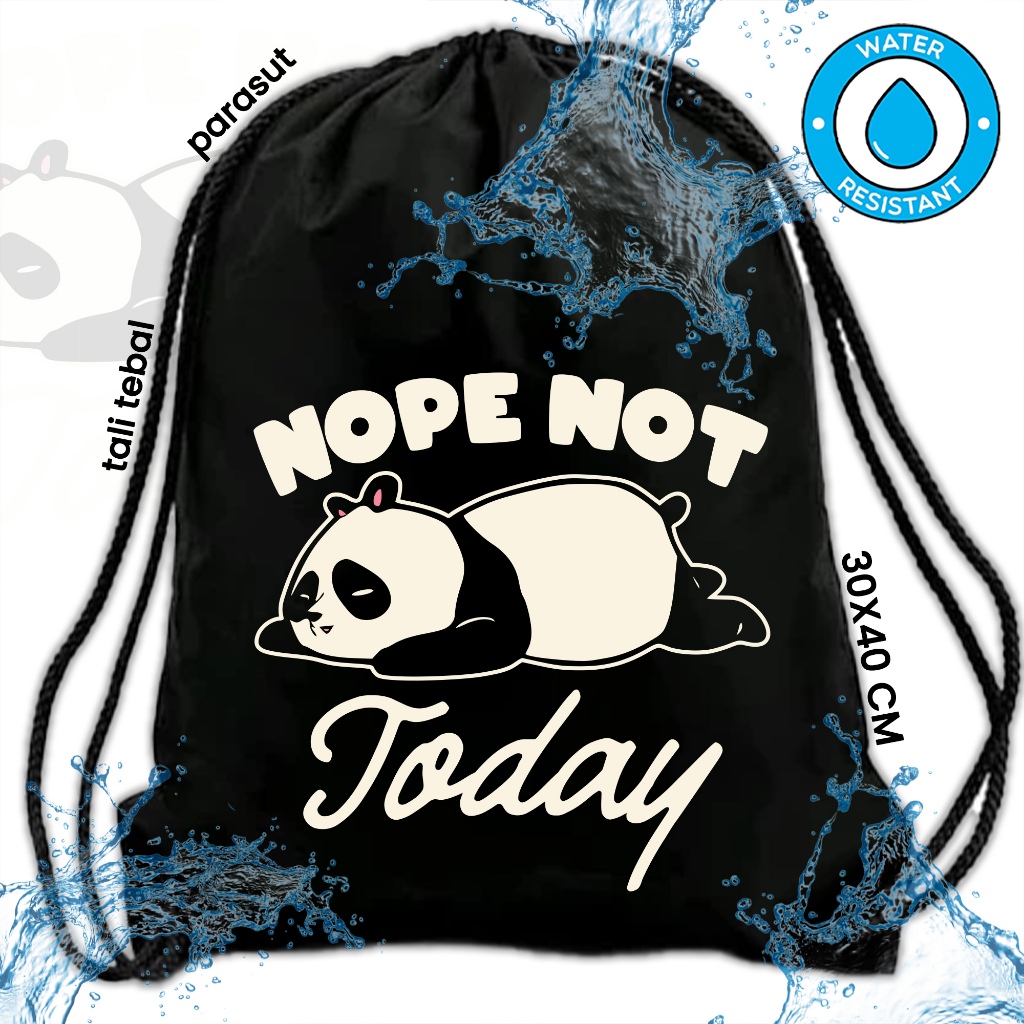Nope NOT DRAWER BACKPACK WATERPROOF PARACHUTE MATERIAL LARGE SIZE ...