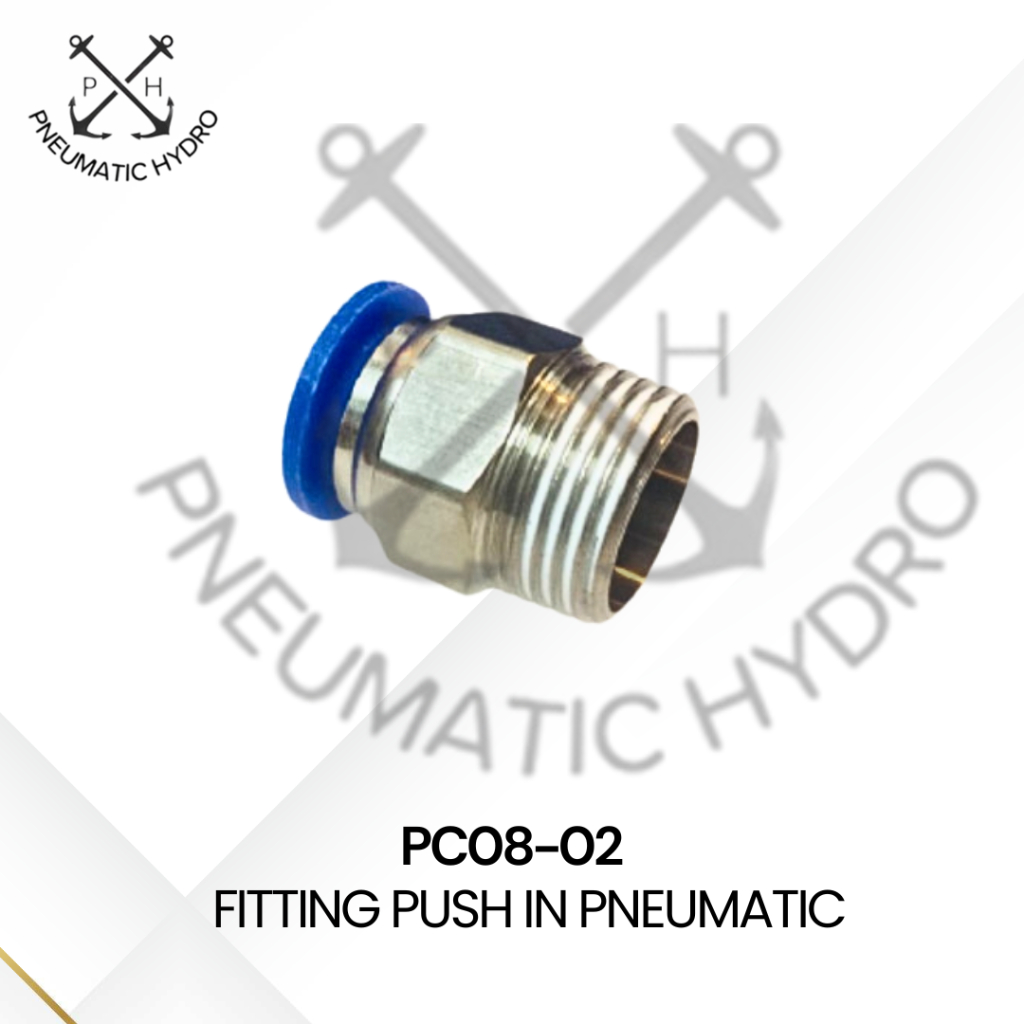 Pneumatic push in 1/4