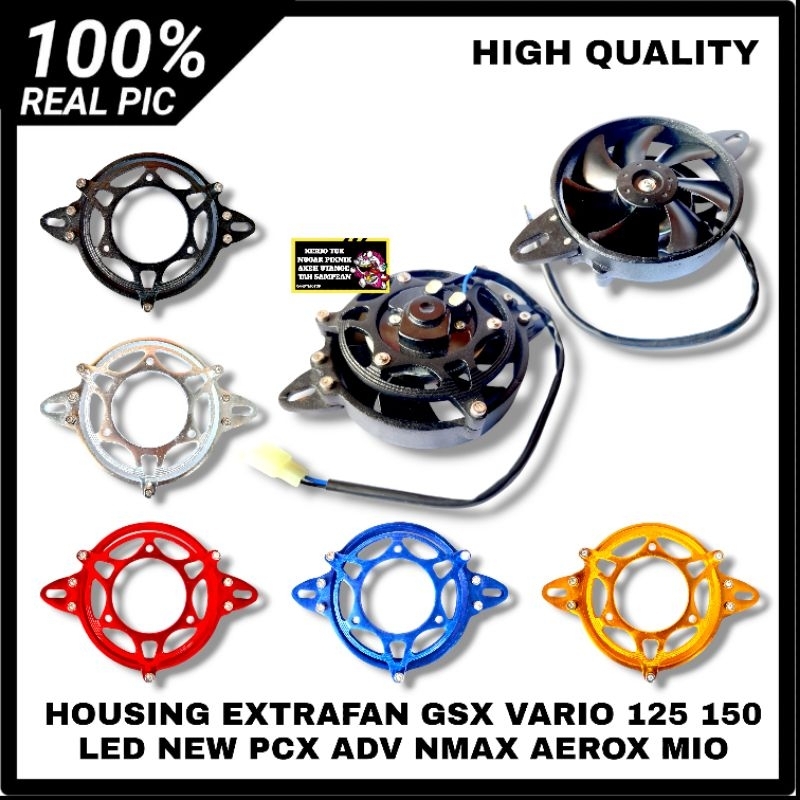 Housing EXTRAFAN COVER OTOM FAN RADIATOR EXTRA FAN GSX VARIO 125 150 ...