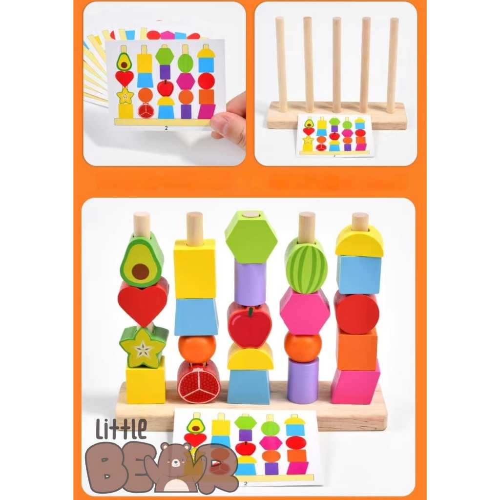 Ronce FRUIT / ANIMAL EDUCATIONAL TOYS / MONTESSORI TOYS MERONCE AND CRY ...