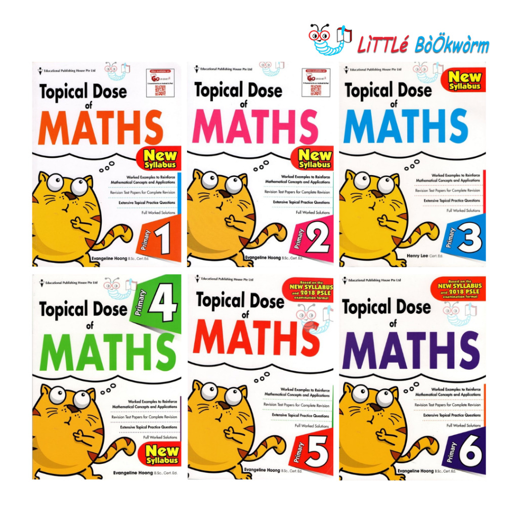 Topical Dose of Maths Primary 1 - 6 | Mathematics practice book for ...