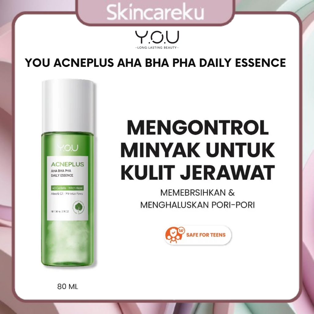 You AcnePlus AHA BHA PHA Daily Essence 80ml - For oily, acne-prone and ...