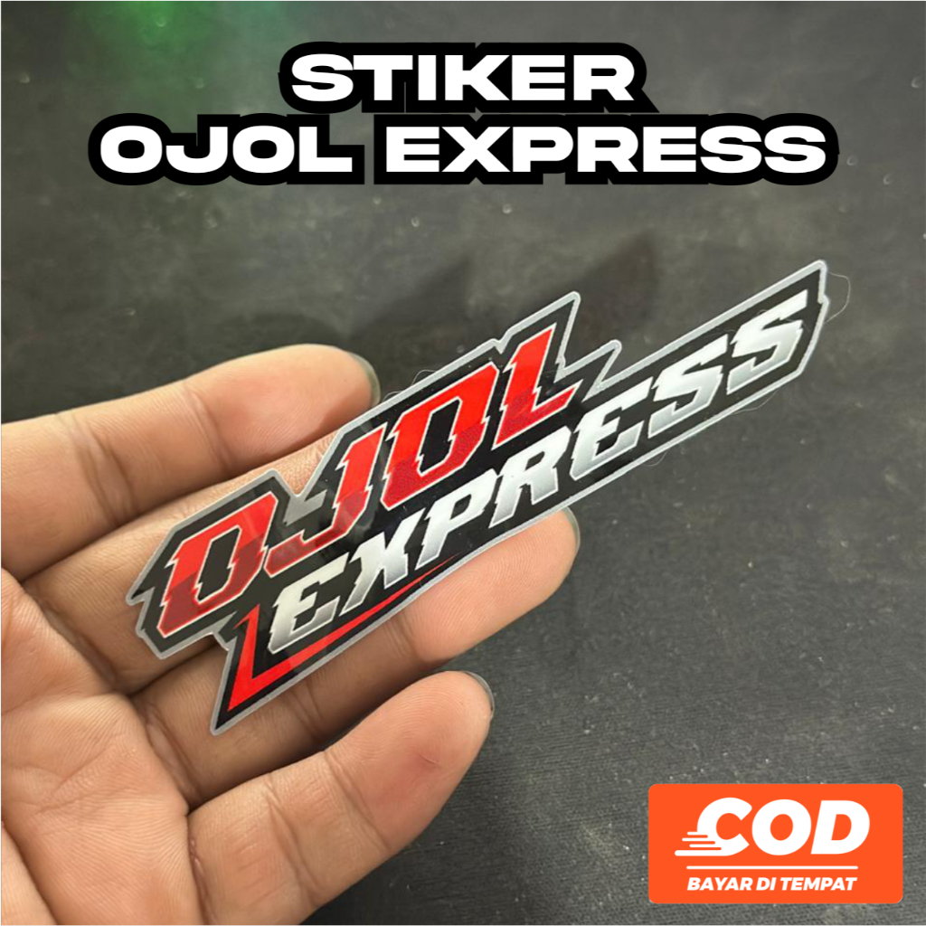 Ojol EXPRESS STICKERS FOR MOTORCYCLES HELMET PLATES ETC | Shopee ...
