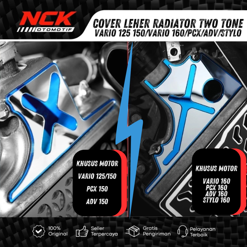 Radiator NECK COVER TWO TONE GARNISH HONDA VARIO PCX ADV STYLO 125 150 ...