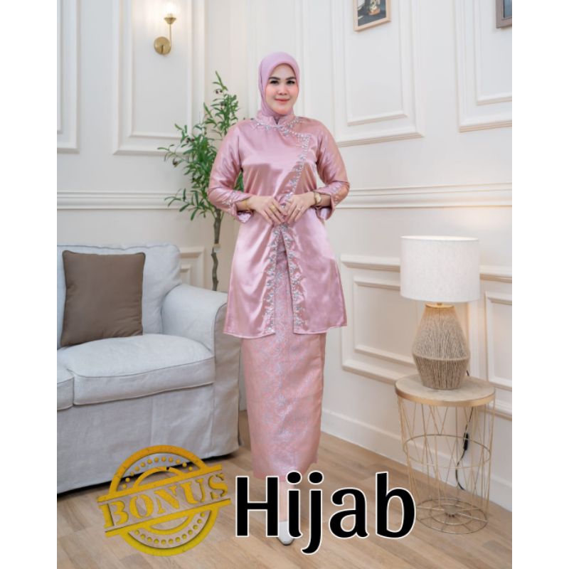 Latest Modern Janggan Sequin Kebaya Suits, Most Luxurious Party Kebaya