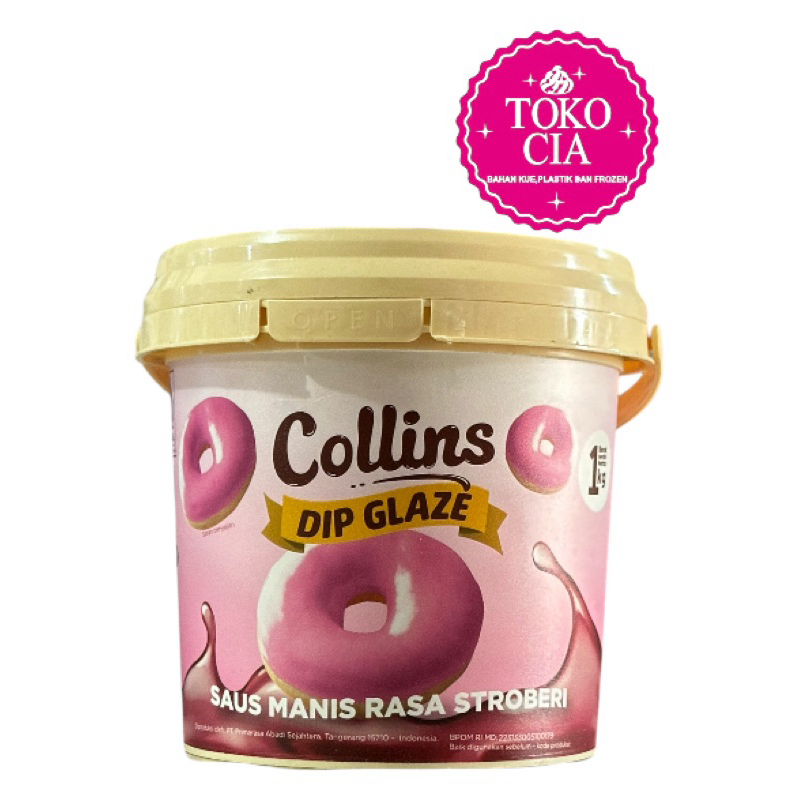 Collins Dip Glaze Strawberry Flavored Sweet Sauce 1kg | Shopee Philippines