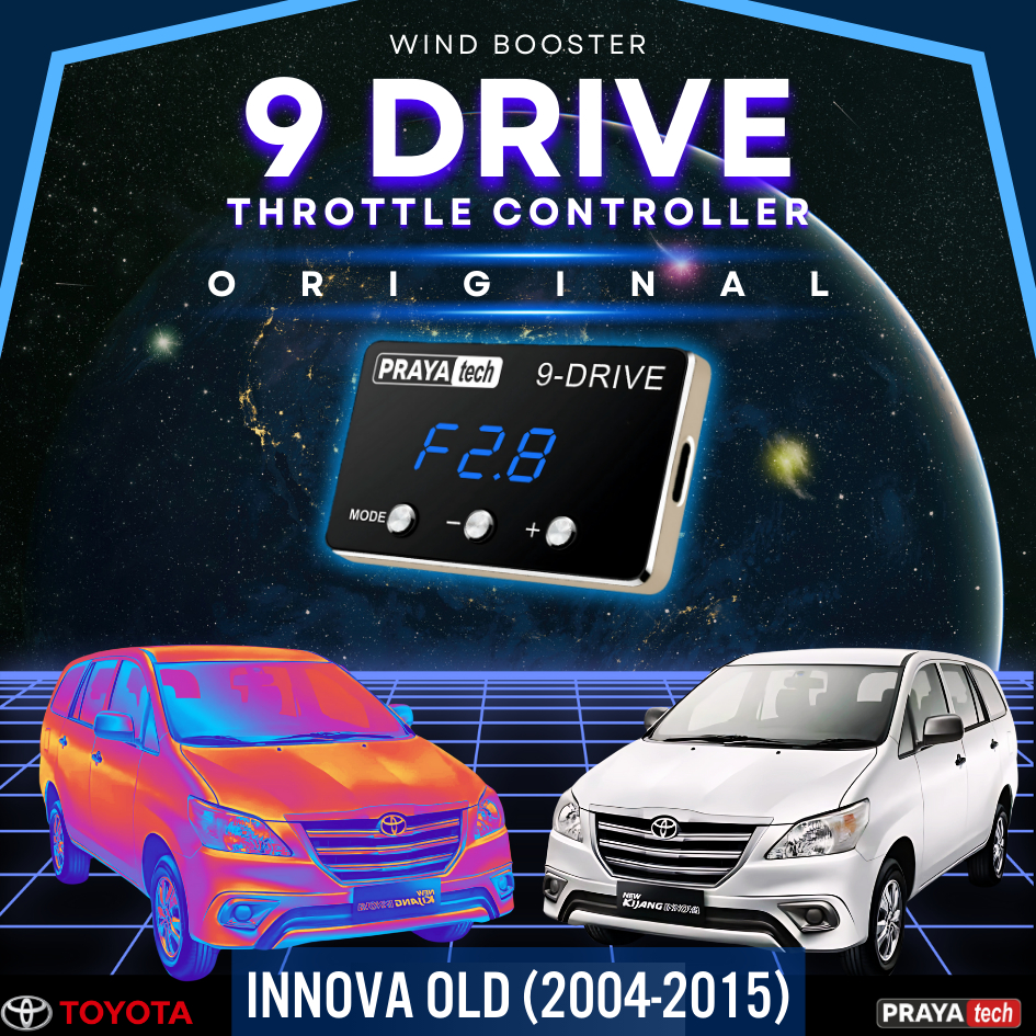 ( INNOVA ) WIND BOOSTER PRAYATECH 9DRIVE 9 DRIVE F1 PIGGYBACK REMAP ECU ...