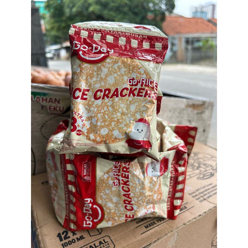 Go-day Rice Crackers 16.5gram PerRenceng | Shopee Philippines