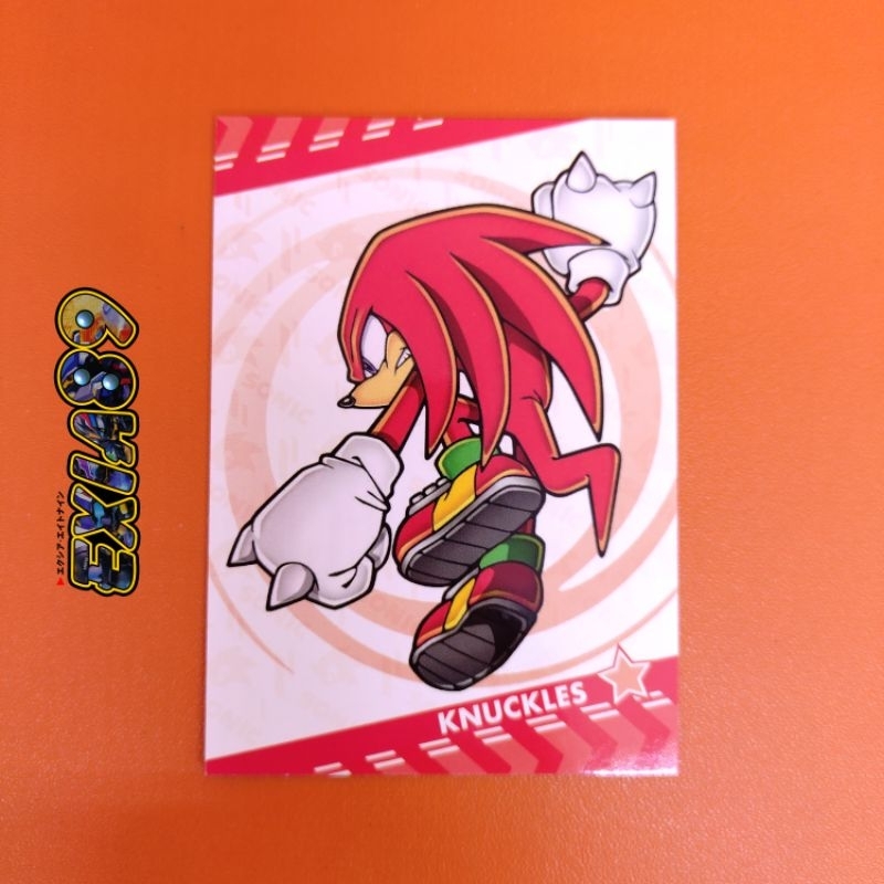 Sonic The Hedgehog Official Trading Card Collection 89 - Knuckles (Good ...