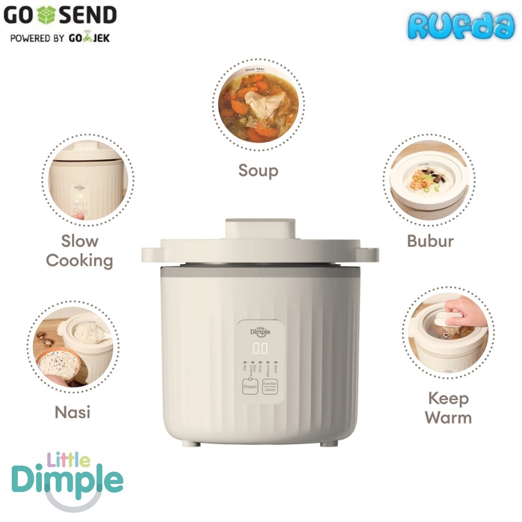 Little Dimple Healthy Multi Cooker 5in1 Multifunctional Slow Cooker ...