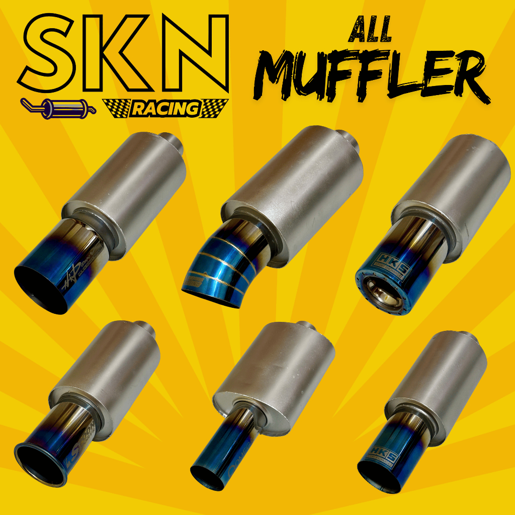 Muffler Exhaust racing Car all Variants HKS/Spoon/Hipower/Omega/Js ...
