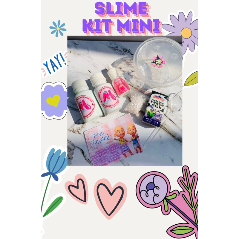 Mini SLIME KIT BY KIYOWOO_DIY | Shopee Philippines
