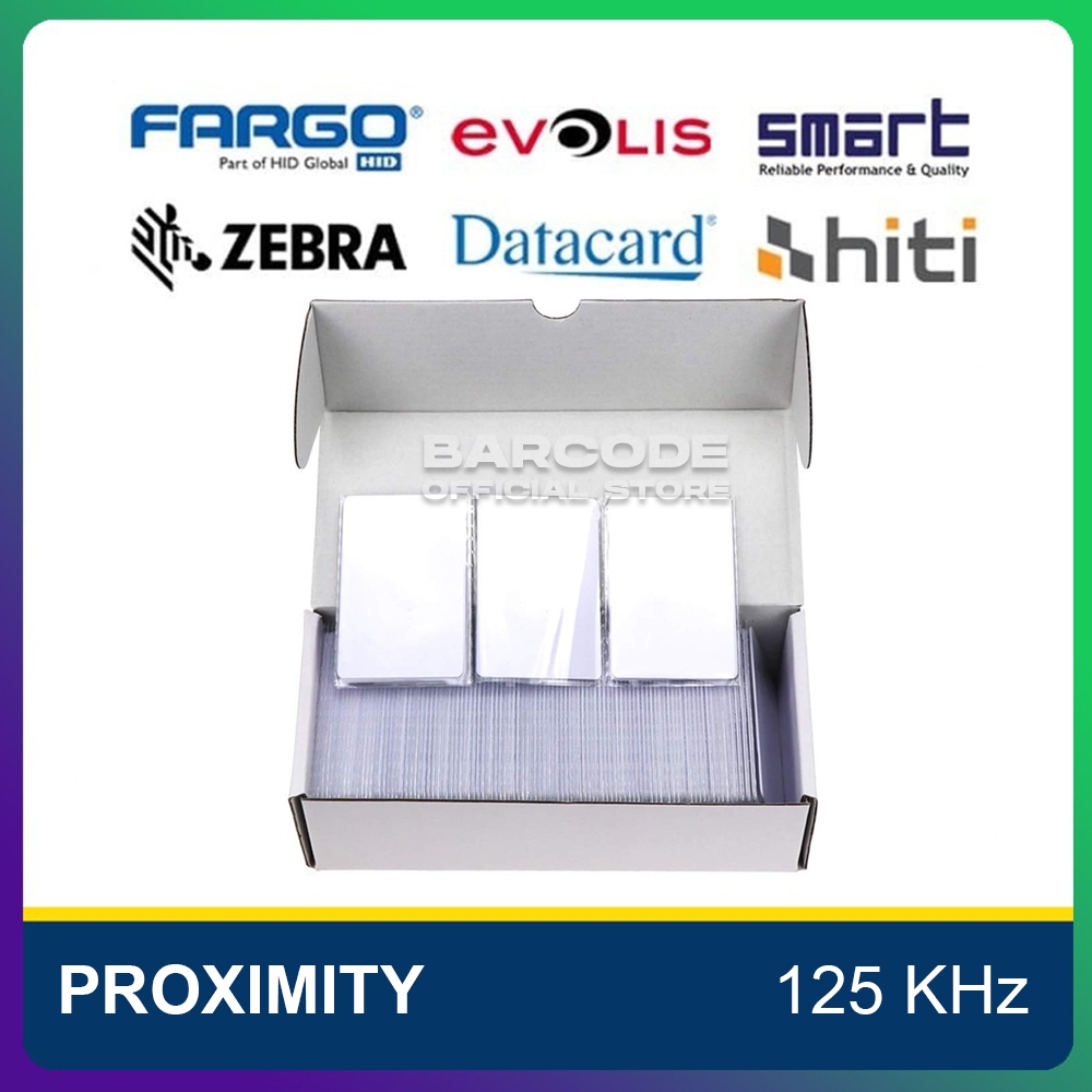 RFID Proximity 125 KHz Blank ID Card Printer PVC Datacard Evolis ...