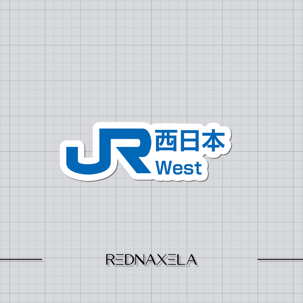 Vinyl Sticker Japan Railway JR W Sticker Travel Suitcase Sticker ...