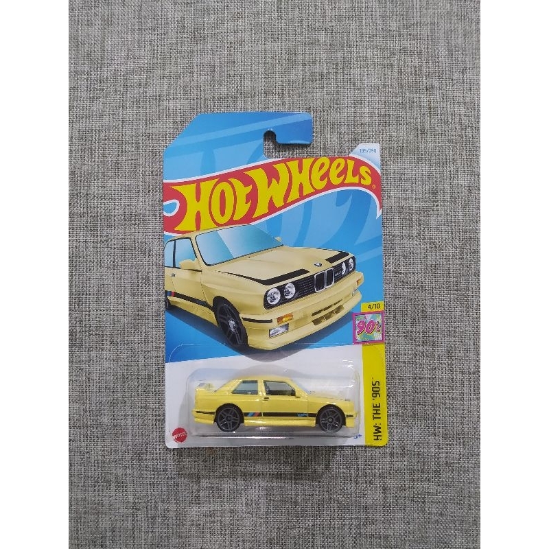 Hot Wheels BMW M3 1990 Yellow | Shopee Philippines