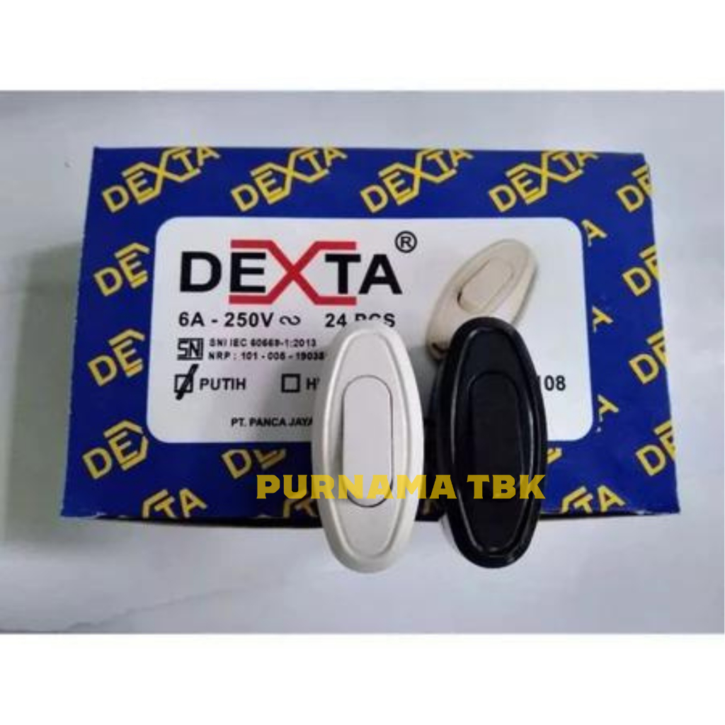 DEXTA White Jumbo On/Off Hanging Electrical Switch DX-108 - Practical ...