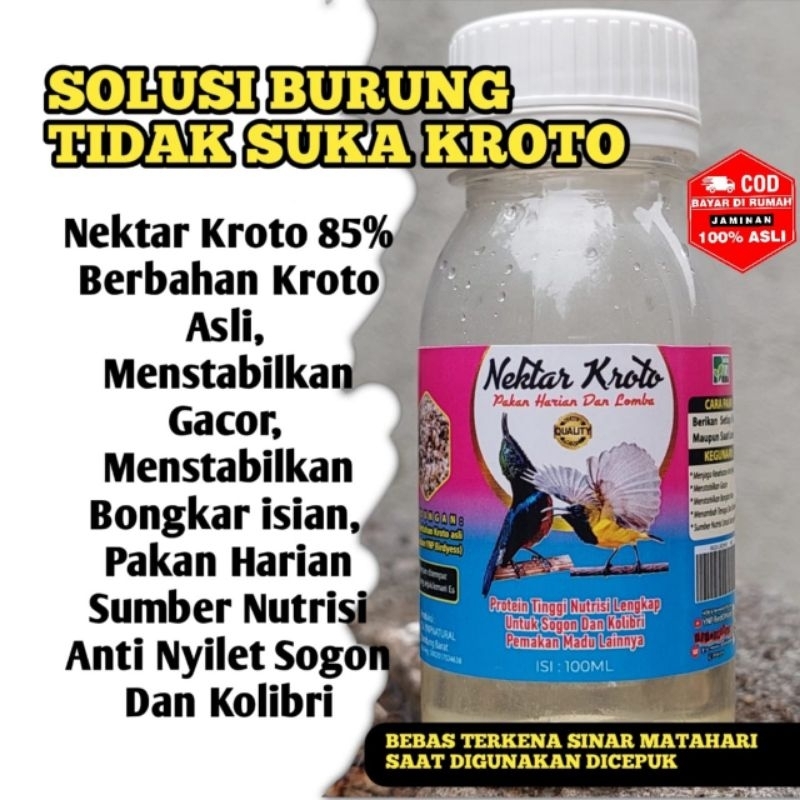 Kroto Nectar Nectar Bird Solution That Doesn't Want KROTO Shopee