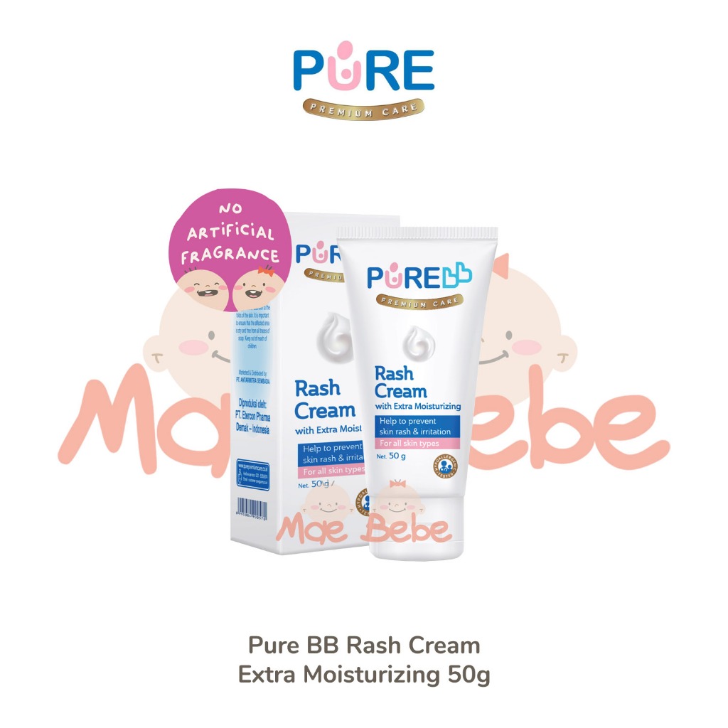 Pure BB Rash Cream Anti Rash Cream for Babies 50g | Shopee Philippines