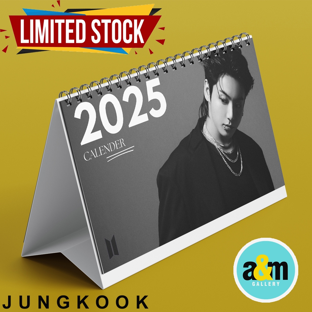 A&m JUNGKOOK BTS Calendar Desk Calendar 2025 Calendar KPOP Calendar