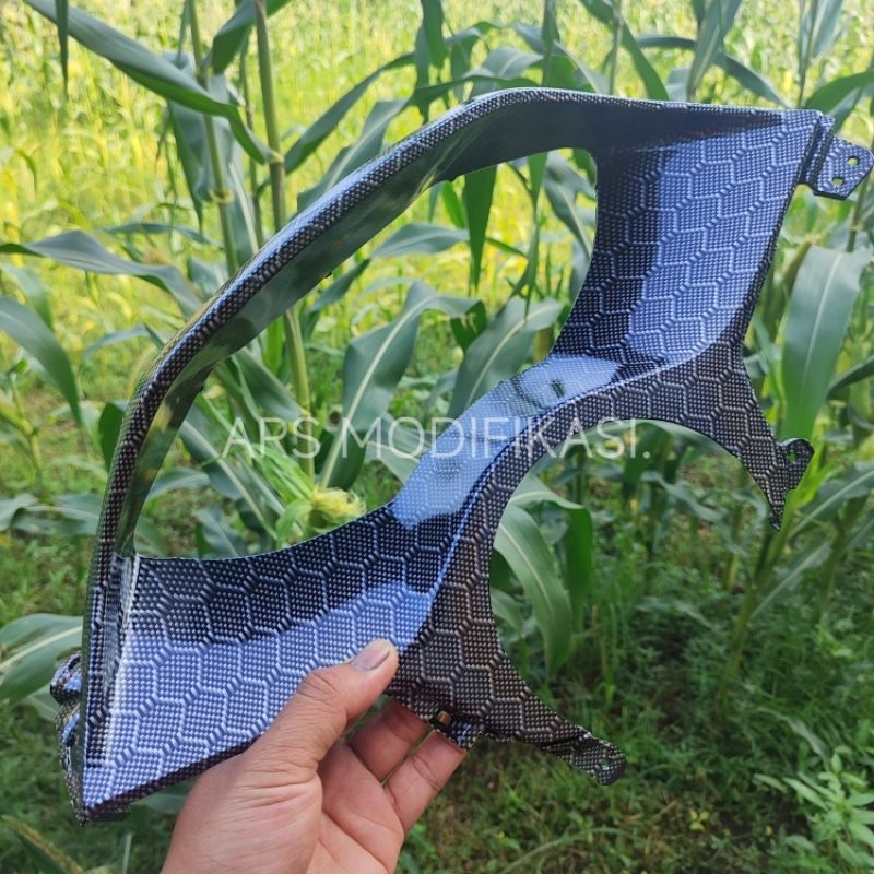 PCX 160 Carbon WTP Speedometer Frame Panel with Hexagonal Motif ...