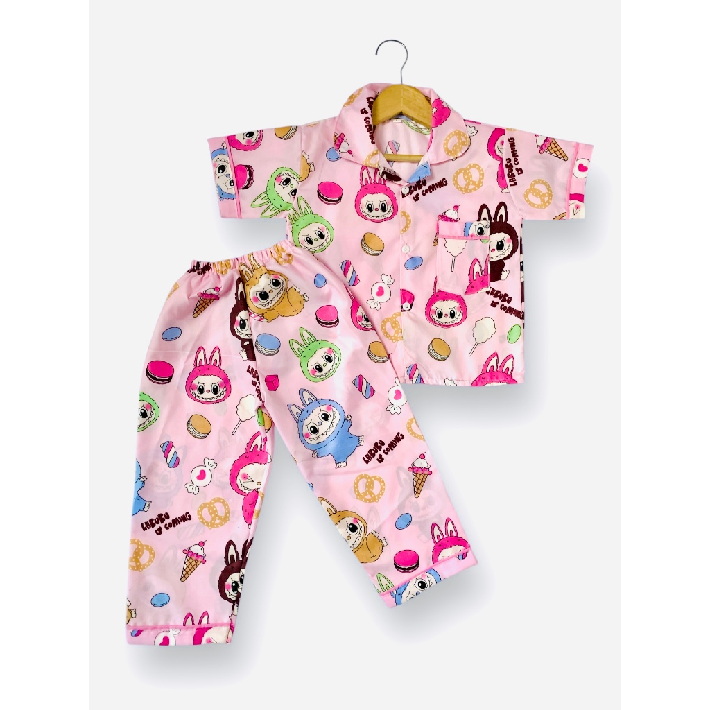 Labubu Lotso and Kuromi Character Children's Pajamas aged 1-12 Years ...