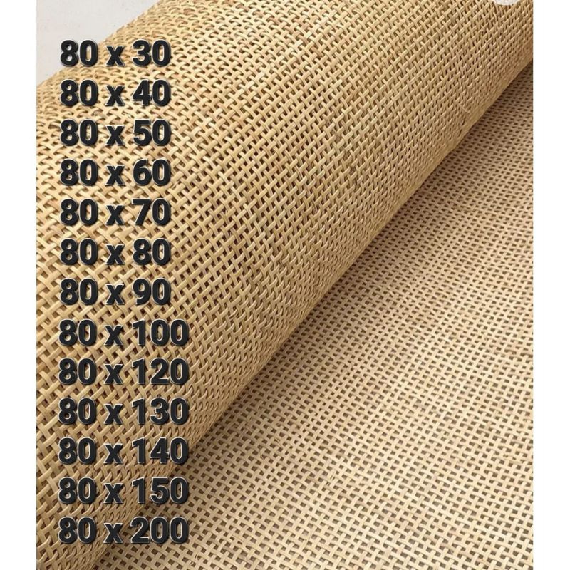 RATTAN SQUARE rattan sheet with grade A kalimantan box motif | Shopee ...