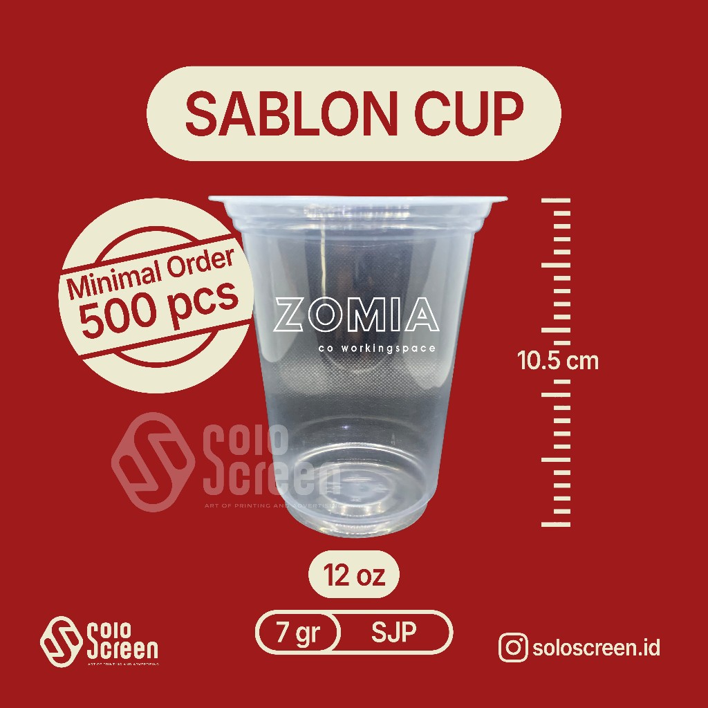Custom Glass Cup Screen Printing 12OZ 14OZ 16OZ 7GR Flat Free Design ...