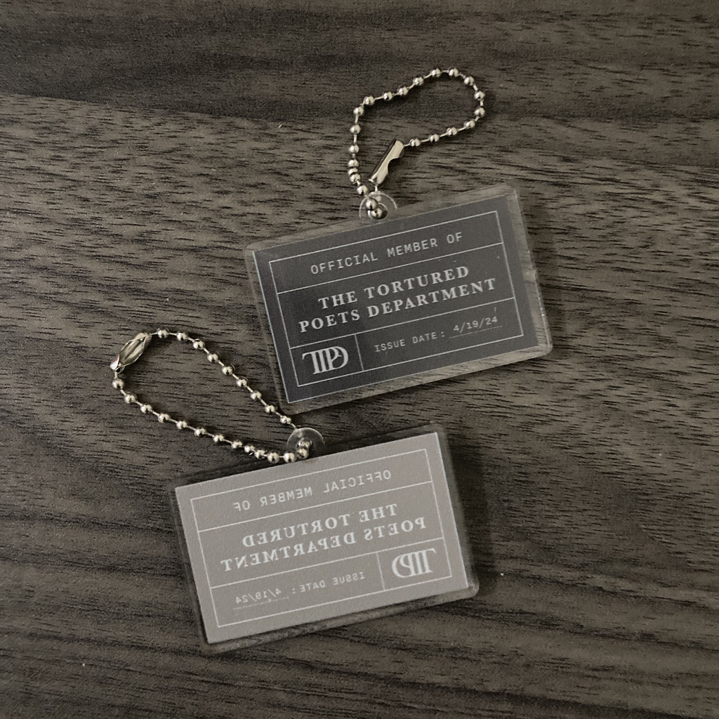GANTUNGAN (DEFECT) Niki Backburner and Taylor Swift TTPD Keychains ...