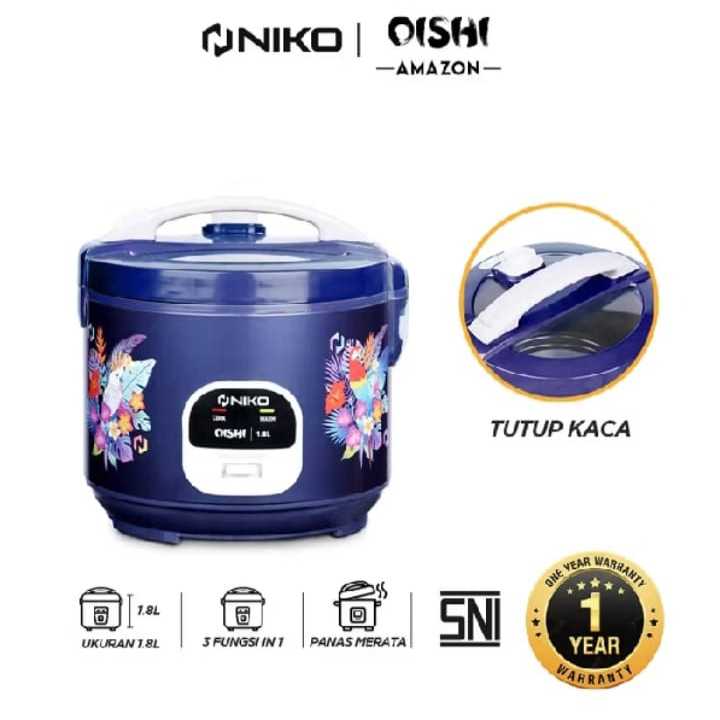 Niko Magic Com 1,8 Liter Oishi Amazon 3 in 1 / 3 in 1 Rice Cooker ...