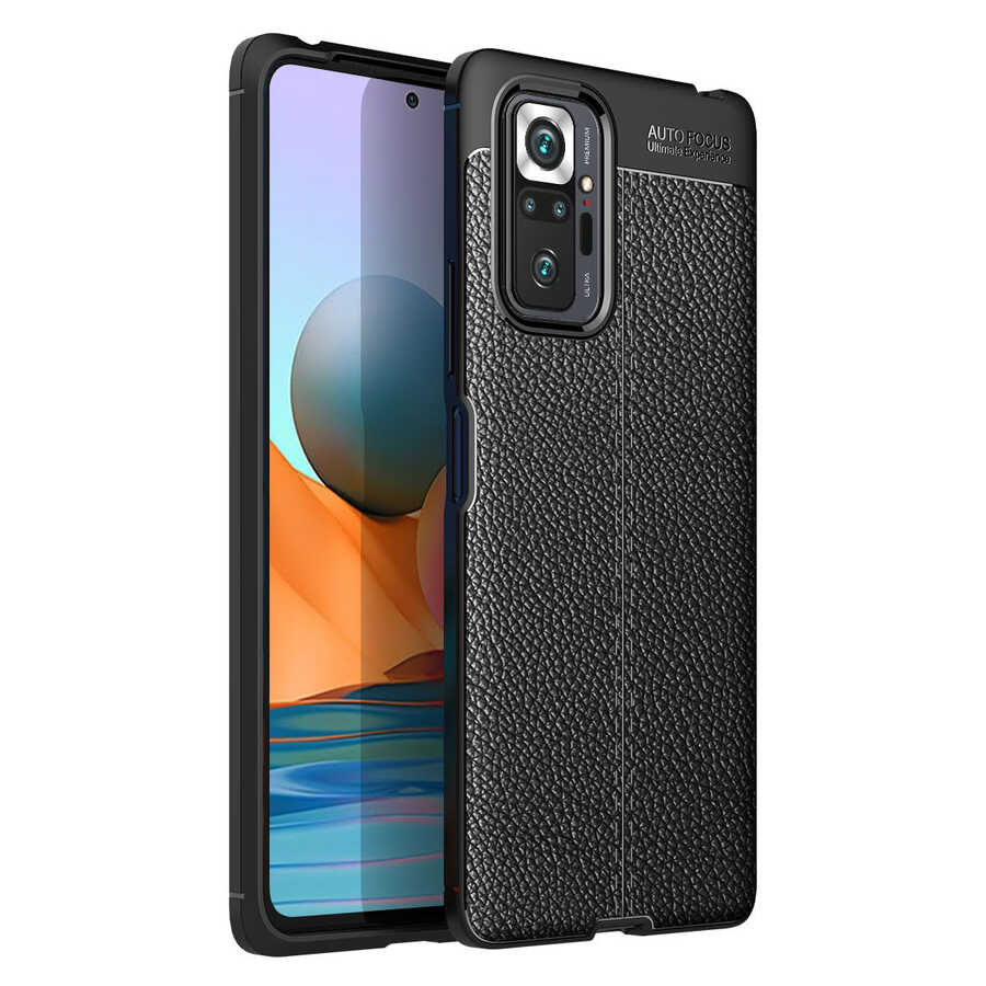 XIAOMI REDMI NOTE 10 PRO CASE AUTO FOCUS CARBON LEATHER LYCHEE ULTIMATE ...