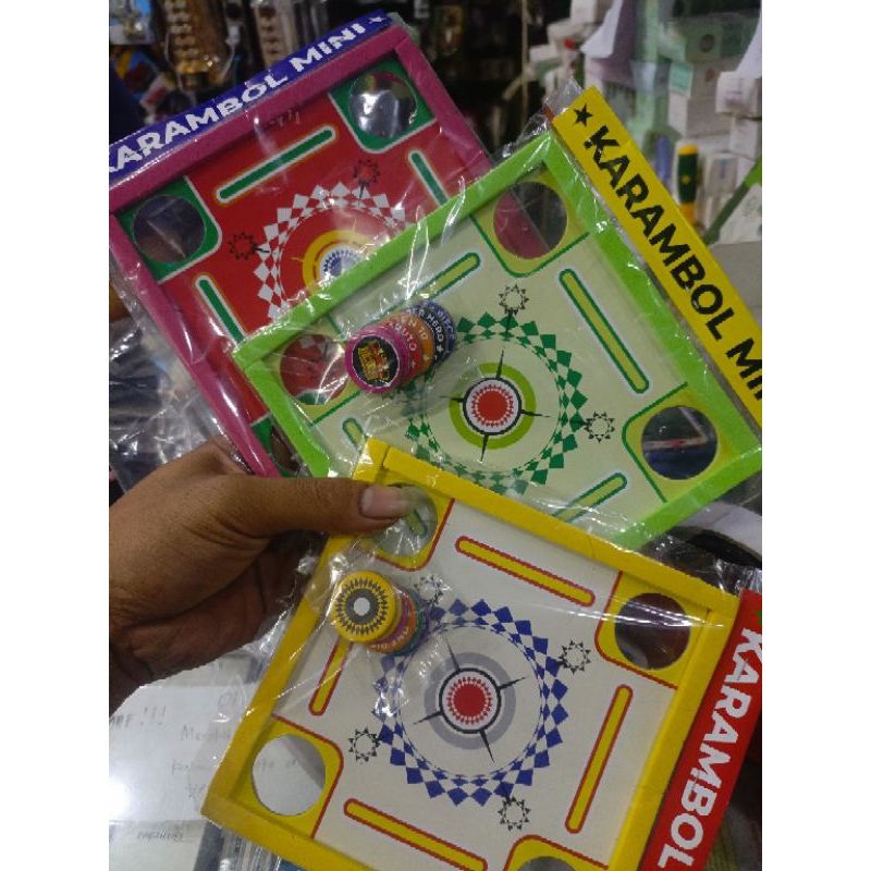 Mini carrom table contains 10 pcs | Shopee Philippines