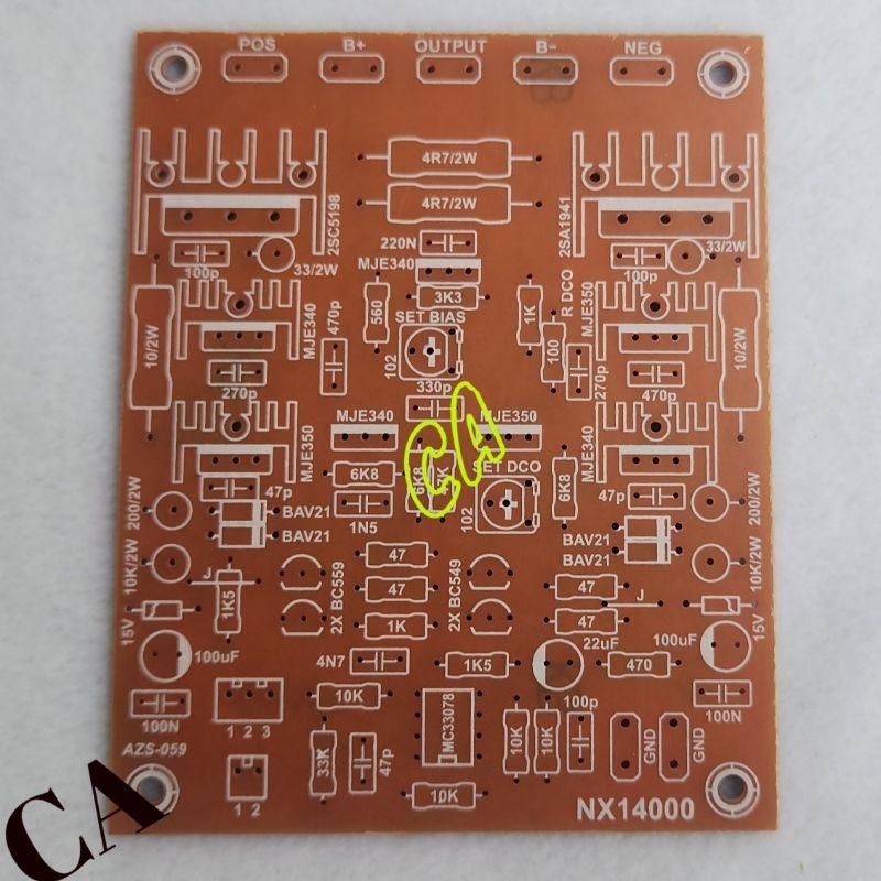 Pcb POWER DRIVER AMPLIFIER NX14000 INBAL NX14000 BALANCE INPUT | Shopee